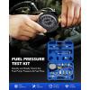 imageOrion Motor Tech Fuel Pressure Gauge  0140psi Fuel Gauge with Hoses ampamp Adapters Gasoline Pressure Tester
