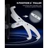 imageOrion Motor Tech Gear Puller Set 3quot 4quot 6quot 3 Jaw Puller Kit for Pulley Gear Bearing Flywheel Removal Heavy Duty Pulley Puller with Reversible Jaws 3 pcs Bearing Puller Tool Kitsilver