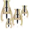 imageOrion Motor Tech Gear Puller Set 3quot 4quot 6quot 3 Jaw Puller Kit for Pulley Gear Bearing Flywheel Removal Heavy Duty Pulley Puller with Reversible Jaws 3 pcs Bearing Puller Tool Kitgold