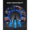 imageOrion Motor Tech Harmonic Balancer Puller Kit Adjustable 3Jaw Puller Set for Removing Harmonic Dampers ampamp Balancers 3Jaw Pulley Puller Set Compatible with Chevy GM Chrysler Cadillac Ford MoreBlue