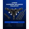 imageOrion Motor Tech Harmonic Balancer Puller Kit Adjustable 3Jaw Puller Set for Removing Harmonic Dampers ampamp Balancers 3Jaw Pulley Puller Set Compatible with Chevy GM Chrysler Cadillac Ford Moreblack