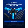imageOrion Motor Tech Harmonic Balancer Puller Kit Adjustable 3Jaw Puller Set for Removing Harmonic Dampers ampamp Balancers 3Jaw Pulley Puller Set Compatible with Chevy GM Chrysler Cadillac Ford MoreBlue