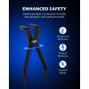 imageOrion Motor Tech Hose Pinch Off Pliers 3 Piece Long Reach Hose Clamp Pliers Set for Flexible Hoses Brake Coolant Radiator Vacuum Fuel Lines MaintenanceStraight and Angled