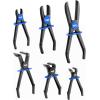 imageOrion Motor Tech Hose Pinch Off Pliers 3 Piece Long Reach Hose Clamp Pliers Set for Flexible Hoses Brake Coolant Radiator Vacuum Fuel Lines MaintenanceStraight and Angled