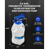 imageOrion Motor Tech Oil Extractor Pump and Dispenser Tool Kit 10L Pneumatic Transmission Fluid Bleeder Set 26gal 2 Way Vacuum Fluid Evacuator and Filler Oil Change Kit 15 ATF Refill Adapters 3 Hoses