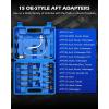 imageOrion Motor Tech Oil Extractor Pump and Dispenser Tool Kit 10L Pneumatic Transmission Fluid Bleeder Set 26gal 2 Way Vacuum Fluid Evacuator and Filler Oil Change Kit 15 ATF Refill Adapters 3 Hoses