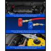 imageOrion Motor Tech R1234yf Quick Coupler Quick Connect R1234yf Adapters ampamp AC Hose Fitting Connectors HP LP R1234yf Couplers for Air Conditioning Evacuation and Recharging 14quot Flares Set of 2