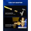 imageOrion Motor Tech R134a Self Sealing Can Tap SelfSealing Can Opener for R134a Refrigerant SelfSealing Cans with Tank Adapter for 14quot and 12quot AC Charging Hoses for Refilling Automotive AC System