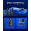 imageOrion Motor Tech Torx Bit Socket Set 8pc 12quot Drive Impact Torx Bit Socket Set T30 T40 T45 T50 T55 T60 T70 ampamp T80 Sockets CrMo Steel Torx Impact Socket Set for Fastener Replacement with Carry CaseXZN Triple Square Spline Bit Socket Set