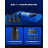 imageOrion Motor Tech Torx Bit Socket Set 8pc 12quot Drive Impact Torx Bit Socket Set T30 T40 T45 T50 T55 T60 T70 ampamp T80 Sockets CrMo Steel Torx Impact Socket Set for Fastener Replacement with Carry CaseHex Allen Bit Socket Set