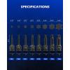imageOrion Motor Tech Torx Bit Socket Set 8pc 12quot Drive Impact Torx Bit Socket Set T30 T40 T45 T50 T55 T60 T70 ampamp T80 Sockets CrMo Steel Torx Impact Socket Set for Fastener Replacement with Carry CaseTorx Bit Socket Set