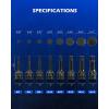 imageOrion Motor Tech Torx Bit Socket Set 8pc 12quot Drive Impact Torx Bit Socket Set T30 T40 T45 T50 T55 T60 T70 ampamp T80 Sockets CrMo Steel Torx Impact Socket Set for Fastener Replacement with Carry CaseXZN Triple Square Spline Bit Socket Set