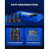 imageOrion Motor Tech Torx Bit Socket Set 8pc 12quot Drive Impact Torx Bit Socket Set T30 T40 T45 T50 T55 T60 T70 ampamp T80 Sockets CrMo Steel Torx Impact Socket Set for Fastener Replacement with Carry CaseTorx Bit Socket Set