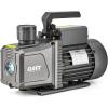 imageOrion Motor Tech 2 Stage Vacuum Pump 9 cfm 34 hp HVAC Rotary Vane Vacuum Pump with 15 Micron Ultimate Vacuum Two Stage Air Vacuum Pump for R22 R134a R410a HVAC Servicing