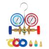 imageOrion Motor Tech 5FT HVAC Gauges Fits for R134A R12 R22 R502 AC Gauge Set with Quick Couplers Adapter for Car AC System Automotive Air Conditioning Maintenance