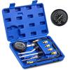 imageOrion Motor Tech Engine Compression Tester Kit 9pc Cylinder Compression Tester Kit with Spark Plug Tester for Mechanics Engine Cylinder Pressure Gauge for Gas Petrol Engines