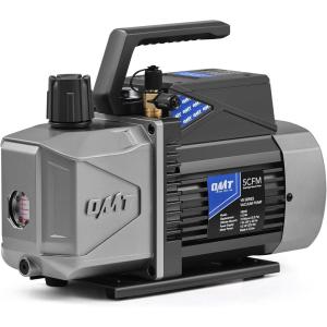 imageOrion Motor Tech 2 Stage A2L Vacuum Pump 5 cfm 12 hp Two Stage Sparkless Ignition Proof Vacuum Pump for R1234yf R32 R134a R22 R410A with 15 Micron Ultimate Vacuum Auto HVAC Vacuum Pump