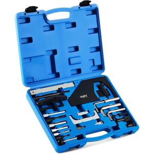 imageOrion Motor Tech Engine Timing Tool Set 24 Piece Engine Camshaft Alignment Timing Tool Kit Compatible with Ford Mazda 14 16 17 18 20 23 L Camshaft Holding Crankshaft Alignment Tool with Case