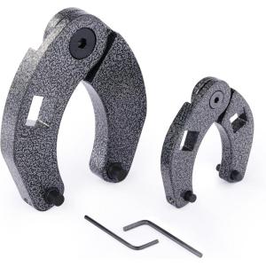 imageOrion Motor Tech Gland Nut Spanner Wrench Kit for 1quot to 6quot Gland Nuts 1266 ampamp 7463 Hydraulic Cylinder Wrench Set 4pc Large ampamp Small Wrench Set with 12quot ampamp 34quot Drive for Hydraulic Cylinders Repairs