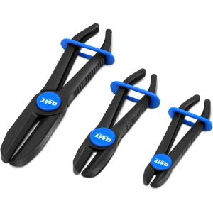 imageOrion Motor Tech Hose Pinch Off Pliers 3 Piece Long Reach Hose Clamp Pliers Set for Flexible Hoses Brake Coolant Radiator Vacuum Fuel Lines MaintenanceStraight