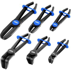 imageOrion Motor Tech Hose Pinch Off Pliers 3 Piece Long Reach Hose Clamp Pliers Set for Flexible Hoses Brake Coolant Radiator Vacuum Fuel Lines MaintenanceStraight and Angled
