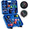 imageOrion Motor Tech Coolant Pressure Tester Kit 31pc Master Coolant Vacuum Refill Kit with 23 Radiator Adapters Radiator Cooling System Pressure Tester Kit with Vacuum Pump Vacuum Purge ampamp Refill Tool