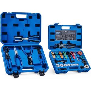 imageOrion Motor Tech Master Quick Disconnect ampamp Fuel Line Pliers Tool Set 31pc Fuel Line Disconnect Tool Set with Fuel and AC Disconnect Pliers HeavyDuty Fuel Pipe Repair Set for Auto AC Fuel Line
