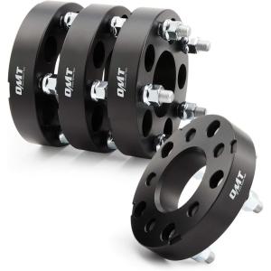 imageOrion Motor Tech 5x45 to 5x5 Wheel Spacers 125inch 715mm Bore with 12quot20 Studs Compatible with Jeep TJ Jeep Cherokee Jeep Wrangler Ford Ranger Mustang 5x1145x127 Wheel Spacer 4pcs BlackBlack
