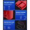 imageOrion Motor Tech Wire Connector 2 Pack 50A Wire Harness Plug Kit for 6 to 12 Gauge Cables 12V to 36V Battery Quick Connect Disconnect Set for Car Bike ATV Winches Lifts Motors More Set of 2 Redred