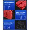 imageOrion Motor Tech Wire Connector 2 Pack 50A Wire Harness Plug Kit for 6 to 12 Gauge Cables 12V to 36V Battery Quick Connect Disconnect Set for Car Bike ATV Winches Lifts Motors More Set of 2 Redred