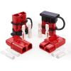 imageOrion Motor Tech Wire Connector 2 Pack 50A Wire Harness Plug Kit for 6 to 12 Gauge Cables 12V to 36V Battery Quick Connect Disconnect Set for Car Bike ATV Winches Lifts Motors More Set of 2 Redred