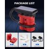 imageOrion Motor Tech Wire Connector 2 Pack 50A Wire Harness Plug Kit for 6 to 12 Gauge Cables 12V to 36V Battery Quick Connect Disconnect Set for Car Bike ATV Winches Lifts Motors More Set of 2 Redred