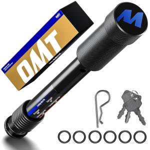 imageOrion Motor Tech Locking Hitch Pin Fits 2quot 25quot 3quot 35quot Receiver with 58quot Diameter Hitch Lock AntiTheft Steel Hitch Pin Lock with Key for Class V IV III AntiRattle Trailer Hitch Pin with ORings61 in Total Length