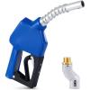 imageOrion Motor Tech 1quot NPT Automatic Fuel Nozzle Kit Auto Shut Off Fuel Nozzle with 360 Hose Swivel Gas Fuel Transfer Refilling Nozzle with 1316quot Spout 32 gpm for Gasoline Diesel Kerosene34 by 1516