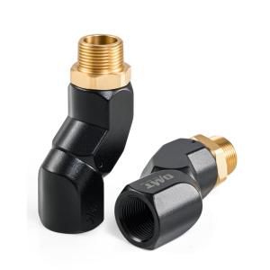 imageOrion Motor Tech 2pcs 34quot NPT Fuel Hose Nozzle Swivel Kit Multi Plane 360 Rotating Fuel Tank Adapter Swivel Coupler Set with Accessories2 PCS 34 NPT