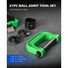 imageOrion Motor Tech Master Ball Joint Press Kit Ball Joint Removal Tool Kit for Ball Joint U Joint and Brake Anchor Pin Removal 21pc Ball Joint Tool Set with Ball Joint Press and Universal Adapters