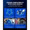 imageOrion Motor Tech Hub Centric 5x1143 Wheel Spacers 1quot Blue Wheel Spacers with M12x15 Studs Compatible with Honda Accord Honda Civic Honda CRV Acura RSX Acura TL 641mm Bore Wheel Spacer Kit 4pcsblue