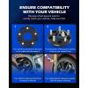 imageOrion Motor Tech Hub Centric 5x1143 Wheel Spacers 1quot Blue Wheel Spacers with M12x15 Studs Compatible with Honda Accord Honda Civic Honda CRV Acura RSX Acura TL 641mm Bore Wheel Spacer Kit 4pcsblack