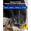 imageOrion Motor Tech Speedy Brake Caliper Compressor Heavy Duty Single Dual Brake Piston Compressor Tool for Brake Pad Replacement Disc Brake Caliper Tool Compatible with Most Cars ampamp Trucks Black