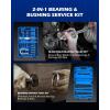 imageOrion Motor Tech 2 in 1 Blind Hole Bearing Puller ampamp Bushing Press Kit Complete Bearing ampamp Bushing Service Kit with Bearing Race and Seal Puller Bushing Driver Tools Wheel Bearing Removal Tool Set