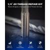 imageOrion Motor Tech 344pc Thread Repair Kit SAE and Metric Helicoil Repair Kit with HSS Drill Bits Taps Inserts Auto Rethreading Restorer Tool Kit in 14 516 38 716 12 amp M5 M6 M8 M10 M12 Sizes1420