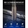 imageOrion Motor Tech 344pc Thread Repair Kit SAE and Metric Helicoil Repair Kit with HSS Drill Bits Taps Inserts Auto Rethreading Restorer Tool Kit in 14 516 38 716 12 amp M5 M6 M8 M10 M12 SizesM610