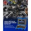 imageOrion Motor Tech 38900 Two Valve Ford Triton Tool Kit Spark Plug Thread Repair Kit with M14125 Inserts Foolproof Repair System Fits 19962003 Ford Triton 46L 54L 68L V10 Two Valve Engines