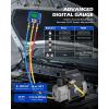 imageOrion Motor Tech A2L AC Vacuum Pump and Digital Gauge Set for R1234yf R32 R134a R410A System Digital HVAC Gauges with 35 cfm Sparkless Vacuum Pump R134a R1234yf Quick Couplers Can Taps Hoses