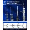 imageOrion Motor Tech Cylinder Hone Tool Set with Tool Box Adjustable Engine Cylinder Honing Tool Kit for 34 to 7 Cylinders Engine Piston Servicing Tools with 118 3 4 Replacement Honing Stones