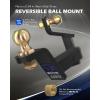 imageOrion Motor Tech Trailer Hitch Ball Mount for 2 Receiver with 2 Ball 2 Drop 8000 lb Towing Capacity HeavyDuty Tow Hitch Reversible Ball Hitch for Truck Boat RV Cargo with Hitch Pin amp Clip2516 Ball