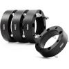 imageOrion Motor Tech 4x156 ATV Wheel Spacers 2 inch Black Wheel Spacer Kit Compatible with Polaris Ranger Polaris RZR XP 1000 Polaris RZR 50mm Wheel Spacer Kit with 12x15 Studs Set of 4black