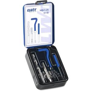 imageOrion Motor Tech 344pc Thread Repair Kit SAE and Metric Helicoil Repair Kit with HSS Drill Bits Taps Inserts Auto Rethreading Restorer Tool Kit in 14 516 38 716 12 amp M5 M6 M8 M10 M12 SizesM8125