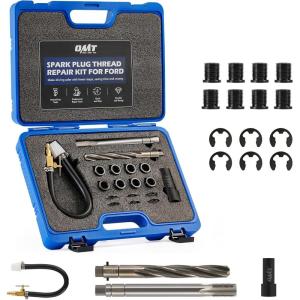 imageOrion Motor Tech 38900 Two Valve Ford Triton Tool Kit Spark Plug Thread Repair Kit with M14125 Inserts Foolproof Repair System Fits 19962003 Ford Triton 46L 54L 68L V10 Two Valve Engines