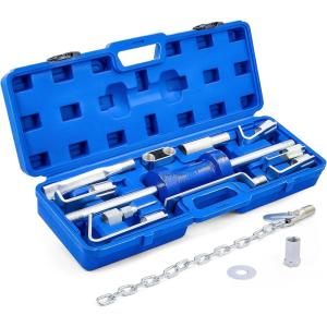 imageOrion Motor Tech Heavy Duty Slide Hammer Dent Puller Set  14pc Auto Body Removal Kit with 9 Attachments Car Remover Tools for Cars Trucks amp More